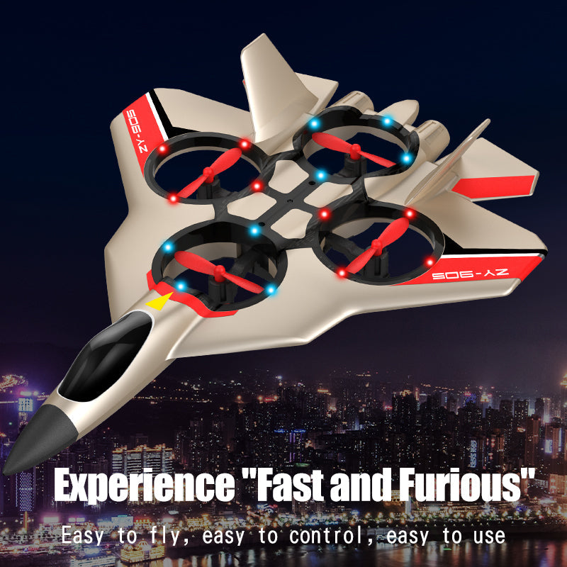 Zhiyang toy remote control four axis fighter glider foam EPP fixed wing roll remote control aircraft model