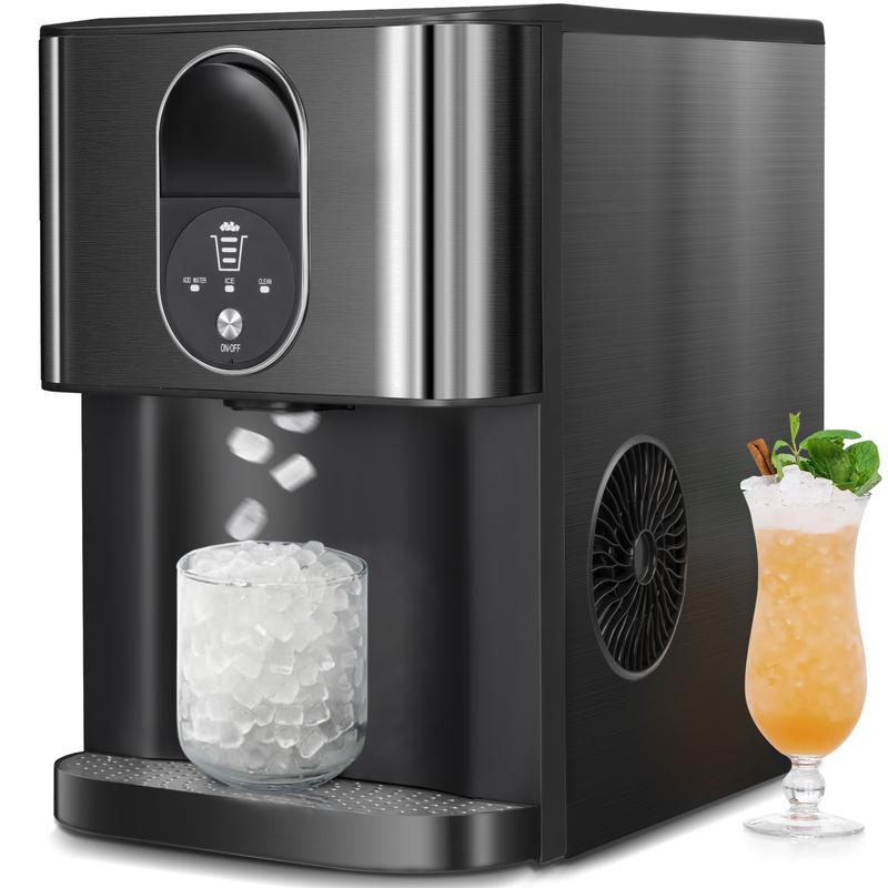 Nugget lce Maker,44 Lbs/24H,Countertop lceMaker with Soft Chewable lce