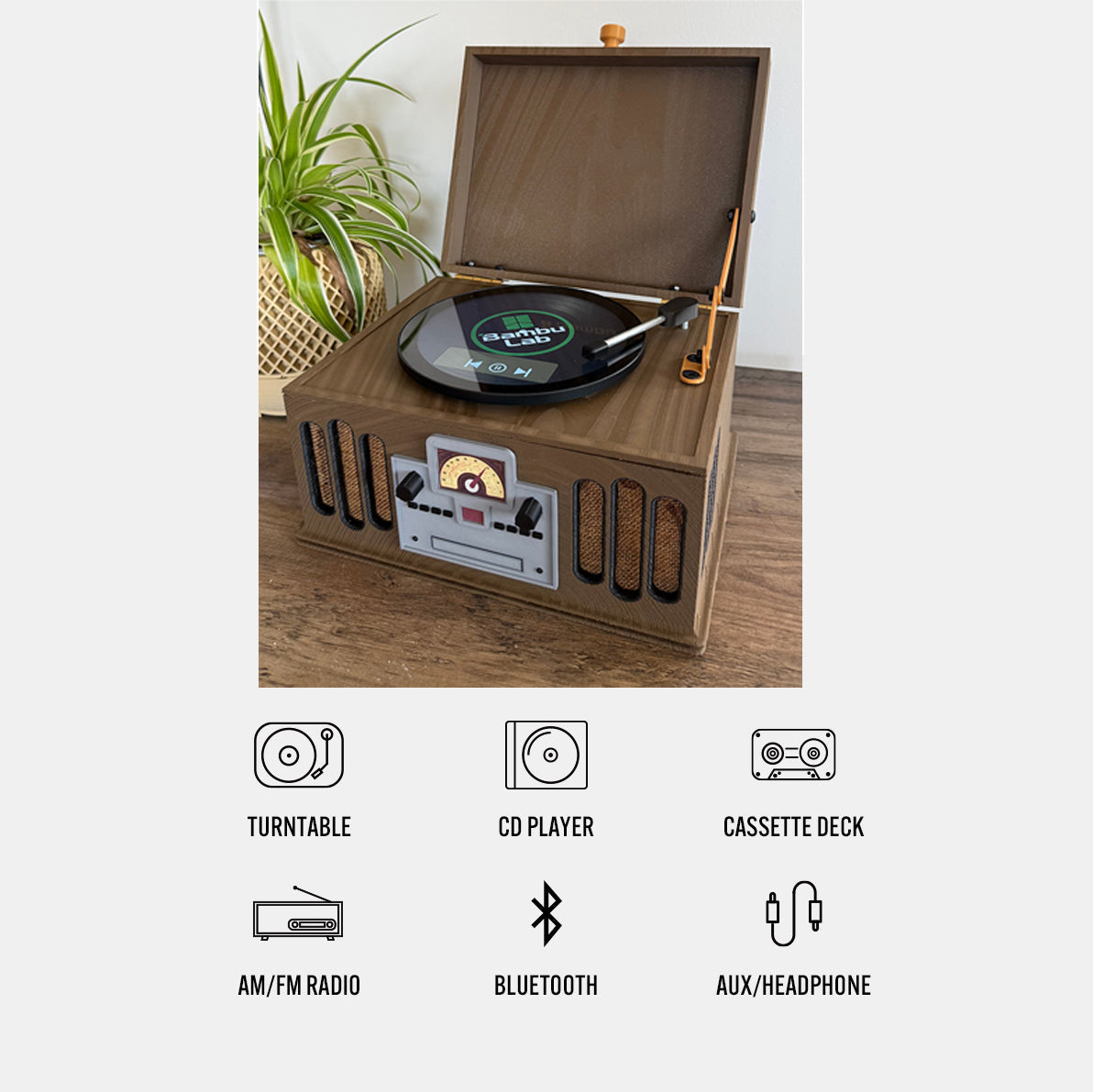 New Retro Record Player