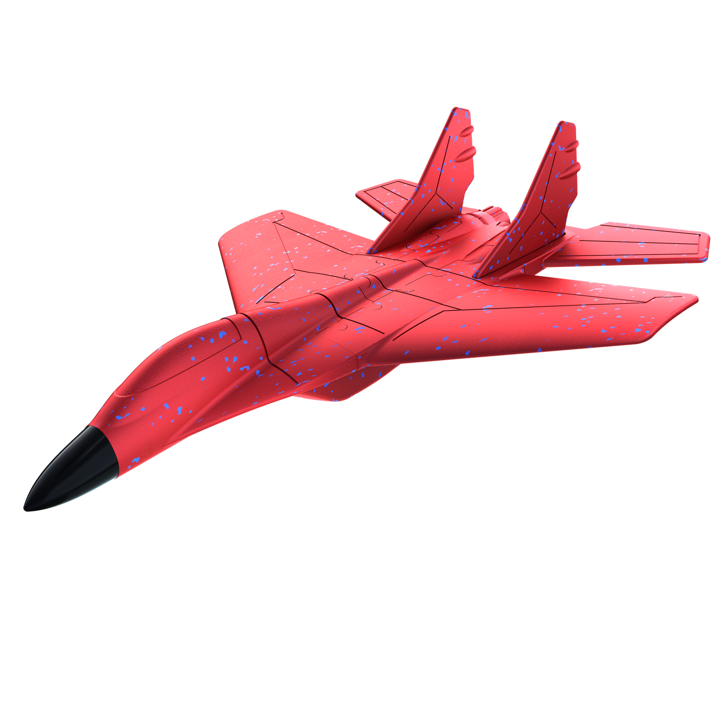 Children's assembly hand thrown building block aircraft