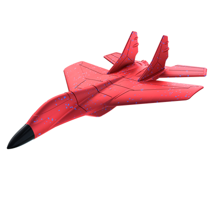 Children's assembly hand thrown building block aircraft