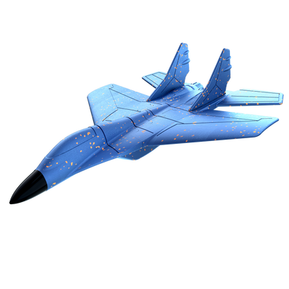 Children's assembly hand thrown building block aircraft